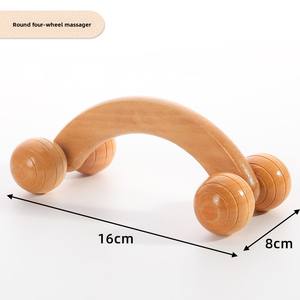 Personnalisé <span class=keywords><strong>en</strong></span> <span class=keywords><strong>cuir</strong></span> <span class=keywords><strong>en</strong></span> bois fronde dent Portable ménage dragage méridien masseur pour outil de Massage du corps - Product Image 2