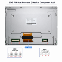 Modul LCD IPS XGA 15 Inci 1024x768 Kelas Medis 400 Nits LVDS 20 PIN untuk Mesin Dialisis Darah & Monitor Klinis