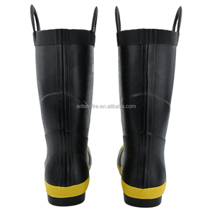 ANBEN אש עבה גומי טבעי כבד כבאים מגפי אש בר מגפי כבאים בר - Product Image 3