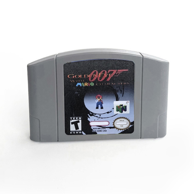 GolenEye with Marioed N64 Retro Video Game Consoles USA Version English 64bit Game Cartridge for N64