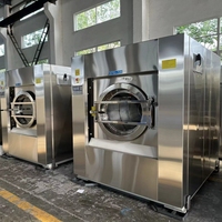 Fully Automatic Washing Machine, 30kg Laundry Washer Extractor Industrial Hospital/Hotel Stainless Steel 304