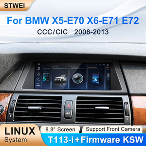STWEI 2026 New 8.8inch Linux System Wireless Carplay Android AUTO For BMW X5 E70 X6 E71 E72 CCC CIC Players Touch Screen Display - Product Image 3