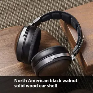 <span class=keywords><strong>Auriculares</strong></span> <span class=keywords><strong>FiiO</strong></span> FT1 de Madera de Nogal para Juegos de PC, con Cable, HIFI, Over-Ear y Diafragma Compuesto de Fibra de Nanomadera CCAW Dinámico de 60mm - Product Image 3