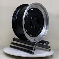 JOYEE AUTO Jantes en alliage forgé sur mesure 15-26 pouces, jantes tout-terrain compatibles avec les pick-up Jeep et Hilux, finition noire, directement de l'usine