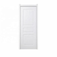 Portes intérieures modernes en MDF finies pour chambre à coucher, salle de bain, salon, bureau, hôtel, appartement