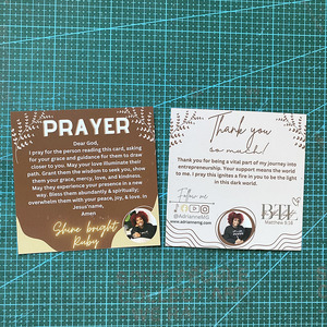 High Quality <strong>Custom</strong> Logo Double-Sides <strong>Print</strong> Art Paper Stickers <strong>Name</strong> <strong>Cards</strong> Thank You <strong>Cards</strong> Greeting Postcard for Small Business - Product Image 2