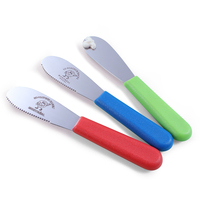 Fournisseurs de coutellerie Mini couteau à beurre en acier inoxydable durable avec logo personnalisable pour restaurants, maisons et hôtels