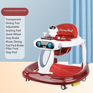 Voiture <span class=keywords><strong>d</strong></span>'apprentissage multifonctionnelle pour enfants, jouet amusant pour passer du position assise à la position debout, prévention des jambes en forme de O, trotteur pour bébé avec protection contre le retournement - Product Image 3