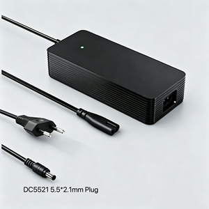 Chargeur 42V 2A DC 5.5mmx2.1mm/2.5mm Adaptateur d'alimentation mâle pour batterie lithium de vélo électrique 36V Certifié CE/FCC Garantie de 24 mois - Product Image 2