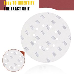 9インチ10穴フックとループ120グリッツサンディングディスク水ラウンド砂紙シートDrywall Sander 225mm木材用研磨紙 - Product Image 4