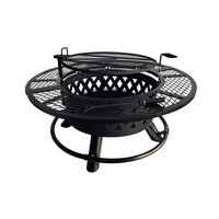 Nouveau Poêle à Bois Extérieur en Fer 2026 avec Fonctionnalités de Sécurité, Design Circulaire pour Cour, Idéal pour la Préparation du Thé, le Barbecue et l'Utilisation Domestique