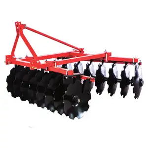 Tractor mounted 3 point linkage light duty disc harrow, agricultural implement disc harrow offset for sale