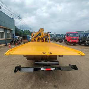 Camion de <span class=keywords><strong>remorquage</strong></span> Qingling ISUZU avec grue à flèche pliable 5T, plateau de dépannage avec bras de levage arrière, diesel, 6 roues - Product Image 5