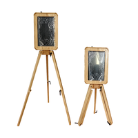 Dubbelzijdige houten fotohokje voor 2026, compatibel met iPad en DSLR camera, draagbare selfie-kiosk voor bruiloften, feesten en verhuur.