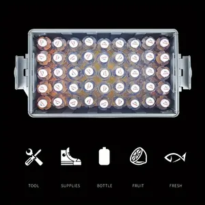 Oem đa chức năng có thể gập lại PP nhựa lưu trữ hộp hình chữ nhật hình dạng 35L công suất bền hộ gia đình sử dụng phân loại lưu trữ - Product Image 5