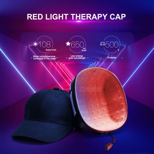Uso doméstico Longitud de onda 650nm Sombrero de terapia de luz roja Led Tapa de terapia de tratamiento de <span class=keywords><strong>cuero</strong></span> <span class=keywords><strong>cabelludo</strong></span> completo para disminuir el <span class=keywords><strong>dolor</strong></span> - Product Image 4