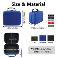 Étui de rangement VR de haute qualité, ultraléger, étanche, en EVA rigide, avec fermeture éclair, logo personnalisable, sac de protection portable