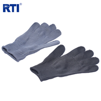 Gants de pêche anti-coupure en polyester et acier inoxydable de niveau 5, vente en gros d'usine