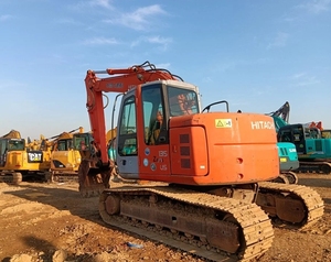 รถขุดตีนตะขาบฮิตาชิ135 มือสอง 14 ตัน บุ้งกี๋ 0.5 ลบ.ม. ของแท้จากญี่ปุ่น รถขุดก่อสร้างขนาดกลาง ชั่วโมงการใช้งานต่ำ สภาพดี - Product Image 4