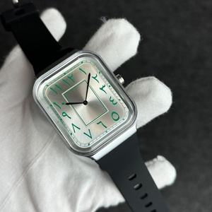 Montre à quartz carrée pour femme, design moderne et créatif, petite montre vertes en forme de cube de sucre, vente en gros - Product Image 2