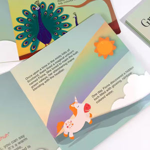 Scènes de dessins animés créatifs Livres d'images pour enfants Livres de contes <span class=keywords><strong>anglais</strong></span> à liaison parfaite pour <span class=keywords><strong>l</strong></span>'illumination cognitive de la maternelle - Product Image 3