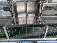 Rôtissoire entièrement automatique équipement de sortie de poulet automatique cage pour poussins d'élevage de volailles