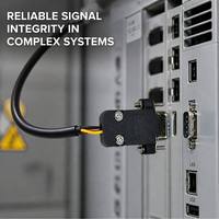 Kabel Harness D-Sub Frekuensi Tinggi Ultra Halus, Perakitan Kabel Sinyal LVDS untuk Sistem Transportasi Cerdas
