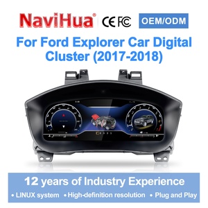 Digital Instrument Cluster <b>Speedometer</b> LCD Dashboard Upgrade <b>for</b> Ford Explorer 2017-2018 - Product Image 2