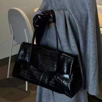 Sac fourre-tout de luxe personnalisé OEM à motif crocodile pour femme, sac à main en cuir véritable, fournisseur d'usine