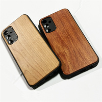 Professionnel oem/odm personnalisé nouveau design vert véritable bois bambou housse de téléphone pour Samsung A14 A34 A54 5G