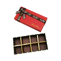 Caja de Regalo de Cartón con Cajón para Chocolates, Personalizada, de Lujo, Grande, con Cinta, para Empacar Galletas y Pasteles