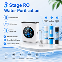 Machine à eau pure RO haute capacité 400G 600G 800G avec filtre composite, membrane RO et filtre à charbon