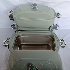 Ensemble de contenants de stockage alimentaire multi-tailles <span class=keywords><strong>3L</strong></span> 4L 5L Pots en acier inoxydable ABS pour tous les besoins de la cuisine - Product Image 1
