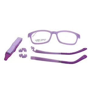 変更可能な色のカスタムロゴ子供用メガネフレームネジなし子供用メガネ