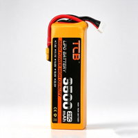 Batterie LiPo TCB 3500mAh 2S 3S 4S 5S 6S 7S 7.4V-25.9V 25C 35C 40C 60C 100C 120C à décharge rapide