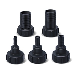 Accesorios para Conectores de Tanques IBC, Conector de Plástico de 1 Pulgada, Manguera de 1/2, Adaptador Recto Hexagonal de 6 Puntas para Contenedores y Barriles de Productos Químicos - Product Image 4