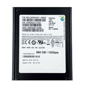 SSD ภายในขนาด 2.5 นิ้ว ความจุ 960GB 12Gb/s SAS พร้อมพอร์ตขยาย SATA 3.0 รุ่น X382A สำหรับเซิร์ฟเวอร์ - Product Image 1