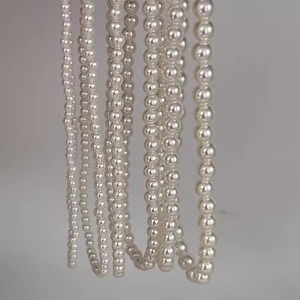 Collier élégant en perles de 6/7/8/9/12/14 mm, collier ras du cou vintage avec pendentif pour <span class=keywords><strong>femme</strong></span>, vente en gros - Product Image 1