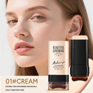 Stick de fond de teint correcteur, applicateur pinceau, effet flou doux, correcteur naturel, maquillage <span class=keywords><strong>nude</strong></span>, ne se retire pas facilement, double tête, unisexe - Product Image 6