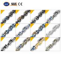 Chaîne de scie à maillons d'entraînement de qualité supérieure 68CrNiMo 3/8 Pitch E Series Saw Machine Chaînes de scie à chaîne pour l'élagage de vergers à usage intensif