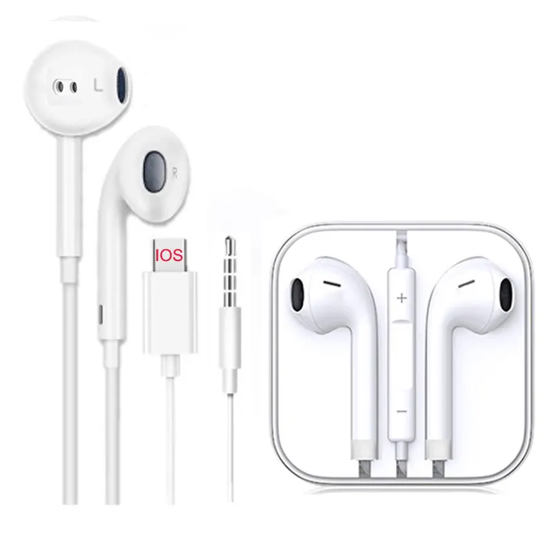 2020 3.5mm jack kablolu kulaklık kulaklık kulak içi kulaklık eller serbest iPhone için kulaklıklar 6 7 11 12 13 X XS Apple
