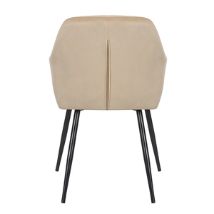 Easy Assembly Modern Restaurant Furniture PU Leather <b>Dining</b> <b>Chairs</b> With Metal Legs - Product Image 6