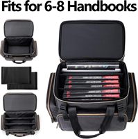 Bolsa Grande Todo en Uno para Aventureros de D&D con Miniaturas, Espuma de Almacenamiento, Tapete de Batalla, Funda para Dados, Bolígrafos, Pantallas y 6-8 Libros de Tapa Dura