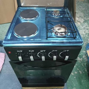 D sıcak satış mutfak fırını ve 2 elektrikli plaka fırın ile çok fonksiyonlu mutfak aletleri brülör 2-elektrikli 2-gaz bağlı - Product Image 1