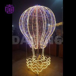 Luces LED con motivos de globos aerostáticos IP65 personalizadas para decoraciones navideñas y festivas en interiores - Product Image 6