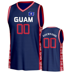 26 Nuevas Camisetas de Baloncesto con Cuello en V, 100% Poliéster, Azul, Transpirables, con Transferencia de Calor, Estilo <span class=keywords><strong>Bandera</strong></span> de Haití, Tallas Grandes, Secado Rápido, Unisex, para Adultos - Product Image 6