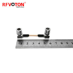Suministro de fábrica RG316 <span class=keywords><strong>Cable</strong></span> Qma Macho Ángulo recto a Qma Macho Enchufe Codo de 90 grados 15cm Conjunto de <span class=keywords><strong>cable</strong></span> de puente en stock ROHS - Product Image 6