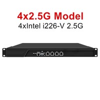 Nouveau 1U Rack Firewall Appliance 2x10G SFP + 4x i226-V 2.5G Intel i3-N305 N100 DDR5 mSATA Réseau Routeur Mini PC Serveur AES-NI