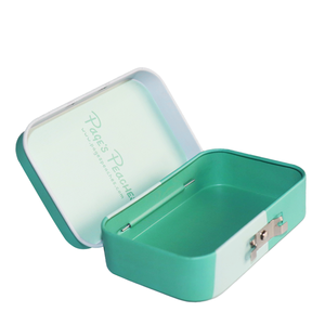 Tái Sử Dụng Hình Chữ Nhật Tinplate Trẻ Em Khóa Sắt Hộp Thiếc Cho Thuốc Lá Trẻ Em Bằng Chứng Tin Bao Bì - Product Image 5