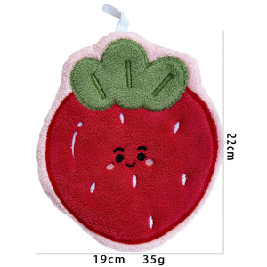 ผ้าเช็ดมือพิมพ์ลายการ์ตูนผลไม้น่ารัก ดีไซน์สร้างสรรค์ ราคาถูก ปี 2026 สำหรับเด็ก - Product Image 5